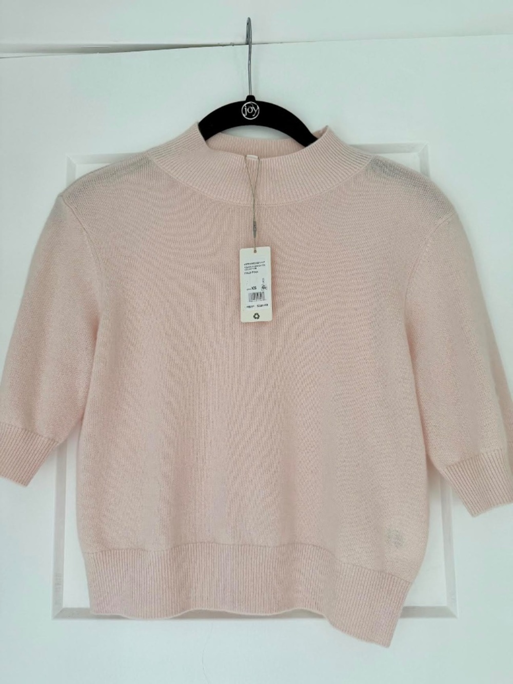 Favorite Daughter Bonnie Mock Neck Cashmere Sweater, size XS